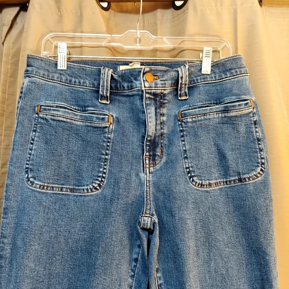 Madewell Mid-rise Kick Out Jeans Size 30 - Picture 3 of 14